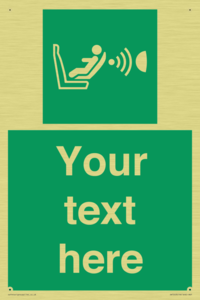 Custom safe condition child seat presence orientation detection system